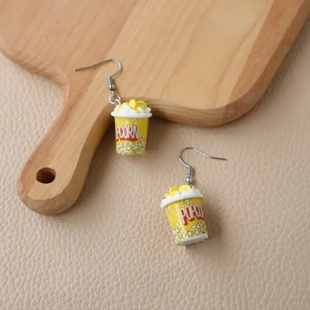 Pierced Popcorn Earrings - Picture 4 of 9